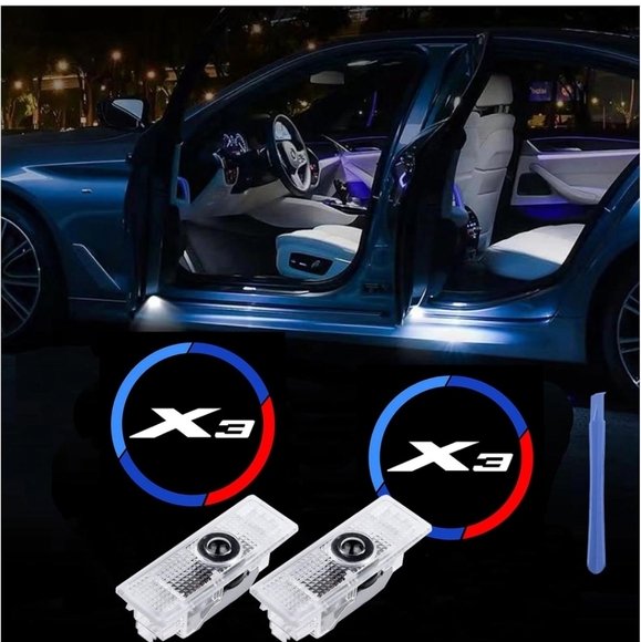 2 BMW X3 car door projector lights - Picture 1 of 4